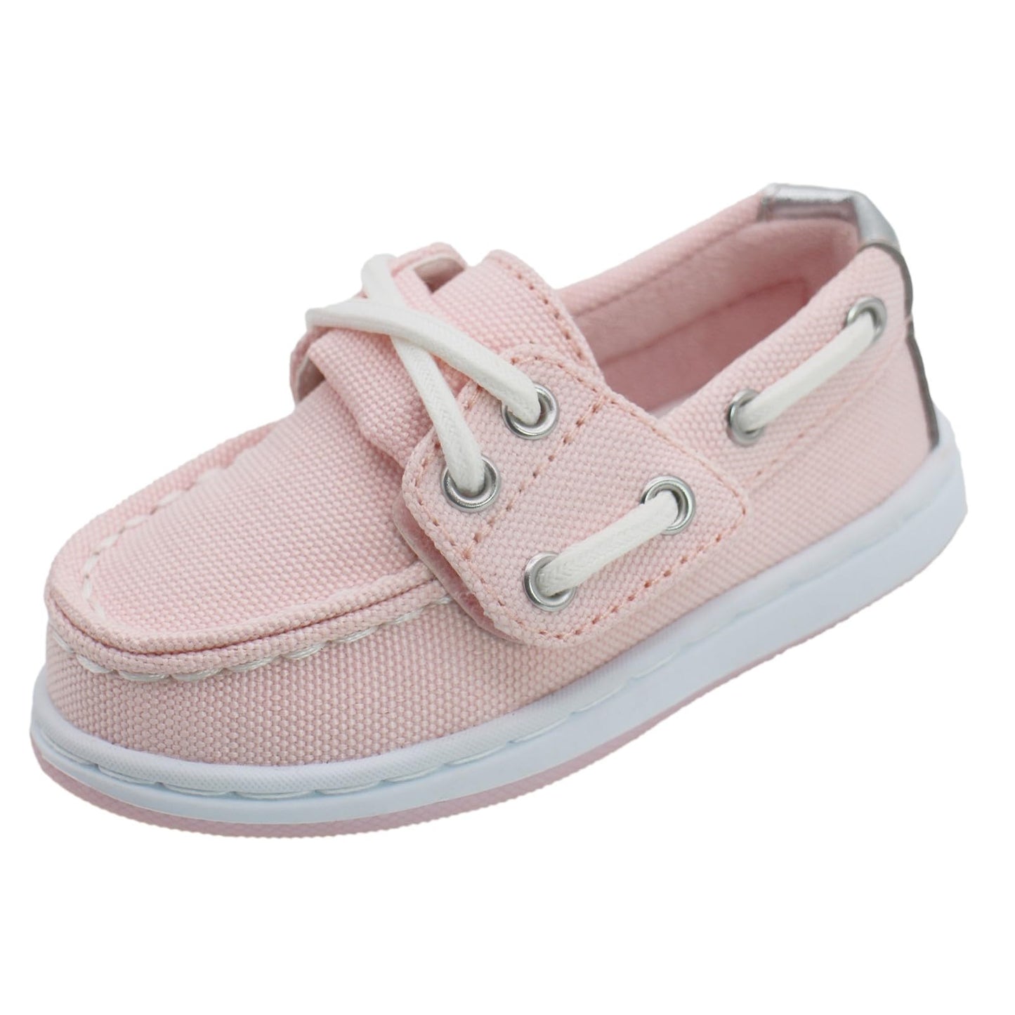 Sperry Toddler Cup II Boat Shoe with Memory Foam Insole - Light Pink Canvas