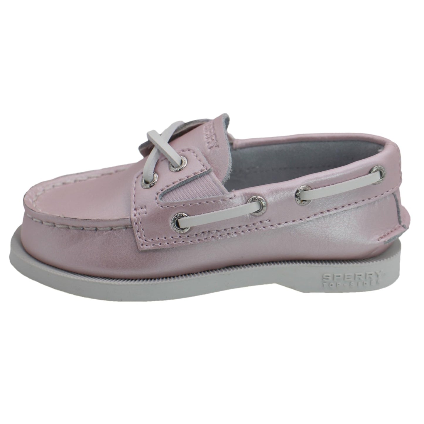 Sperry Toddler Authentic Original Boat Shoe - Pearlized Pink Leather