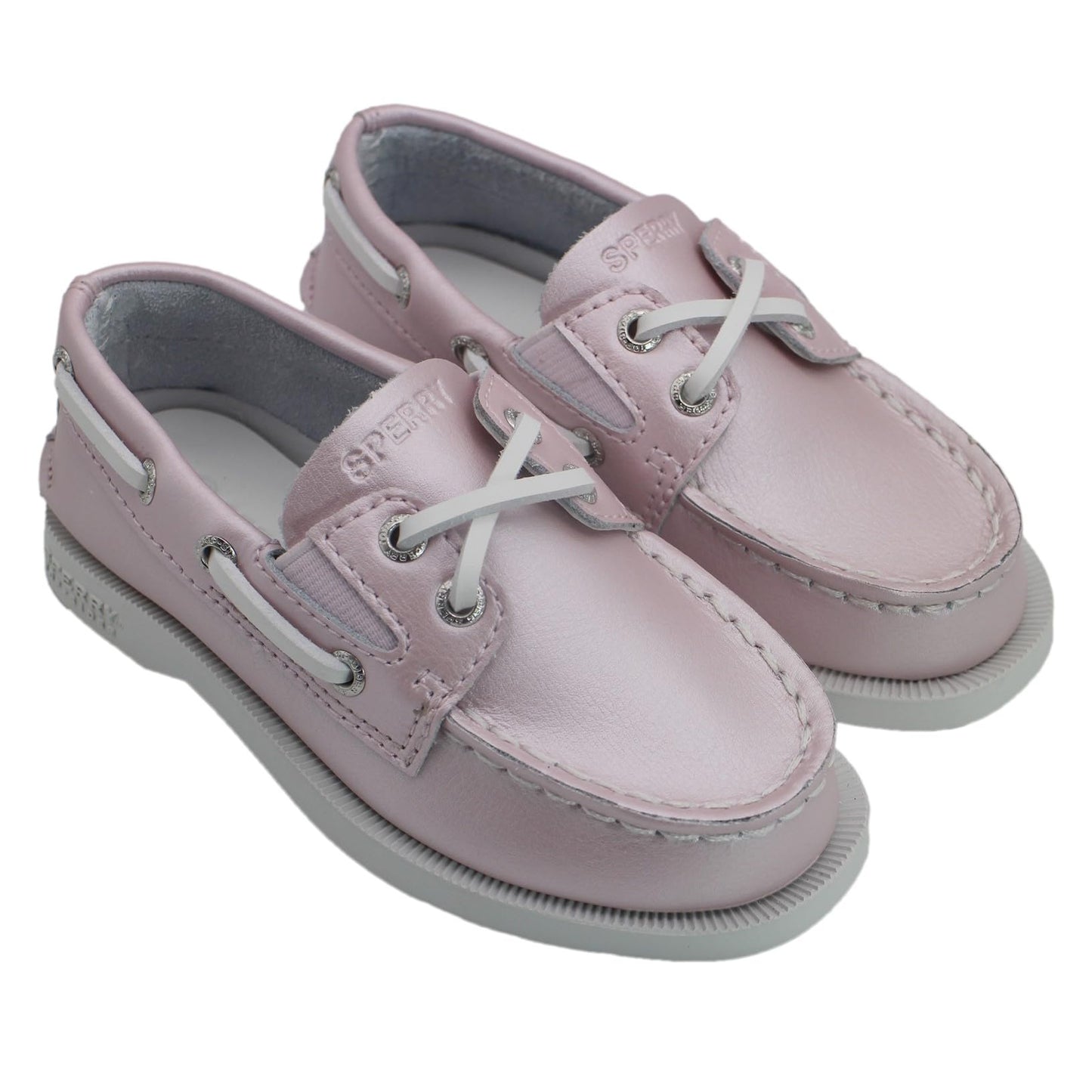 Sperry Toddler Authentic Original Boat Shoe - Pearlized Pink Leather