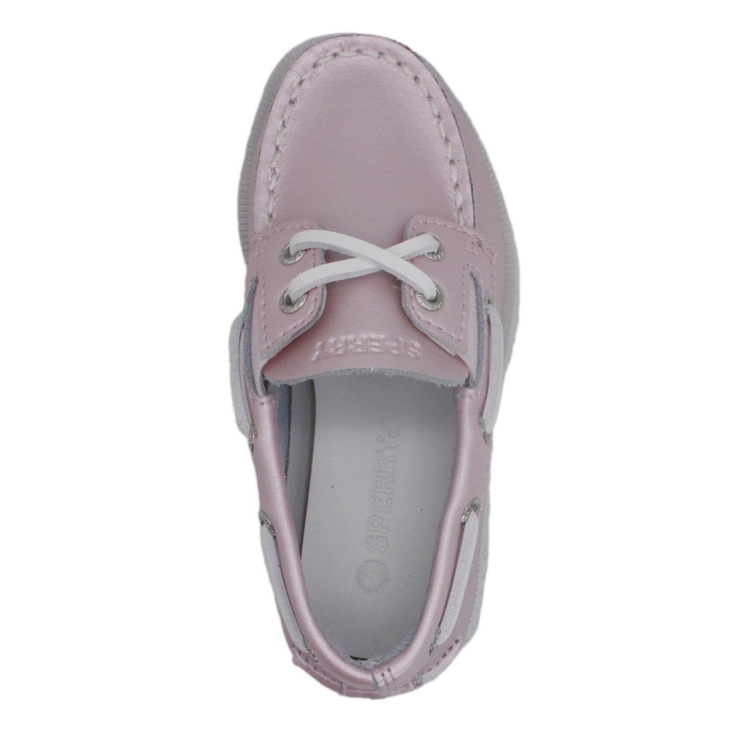 Sperry Toddler Authentic Original Boat Shoe - Pearlized Pink Leather
