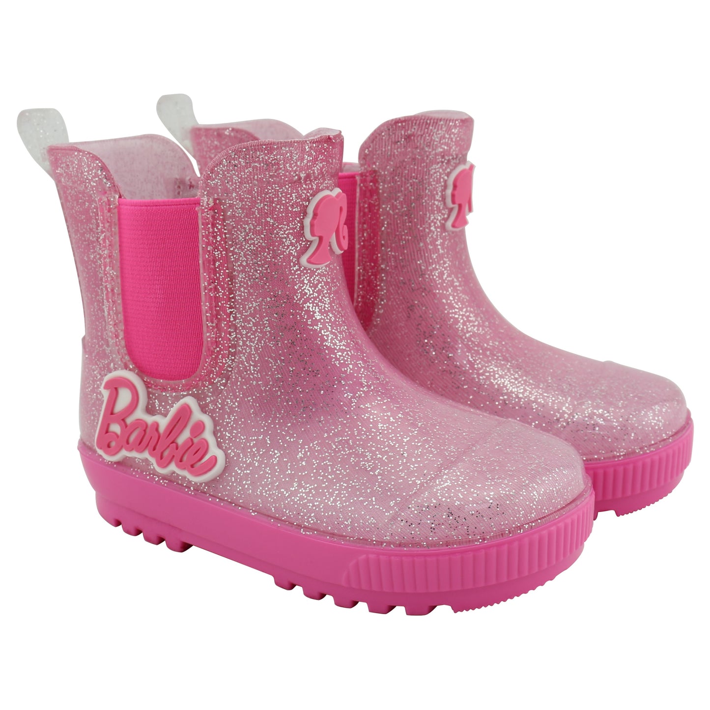 Barbie Toddler Chelsea Rain Boots - Pink Glitter
