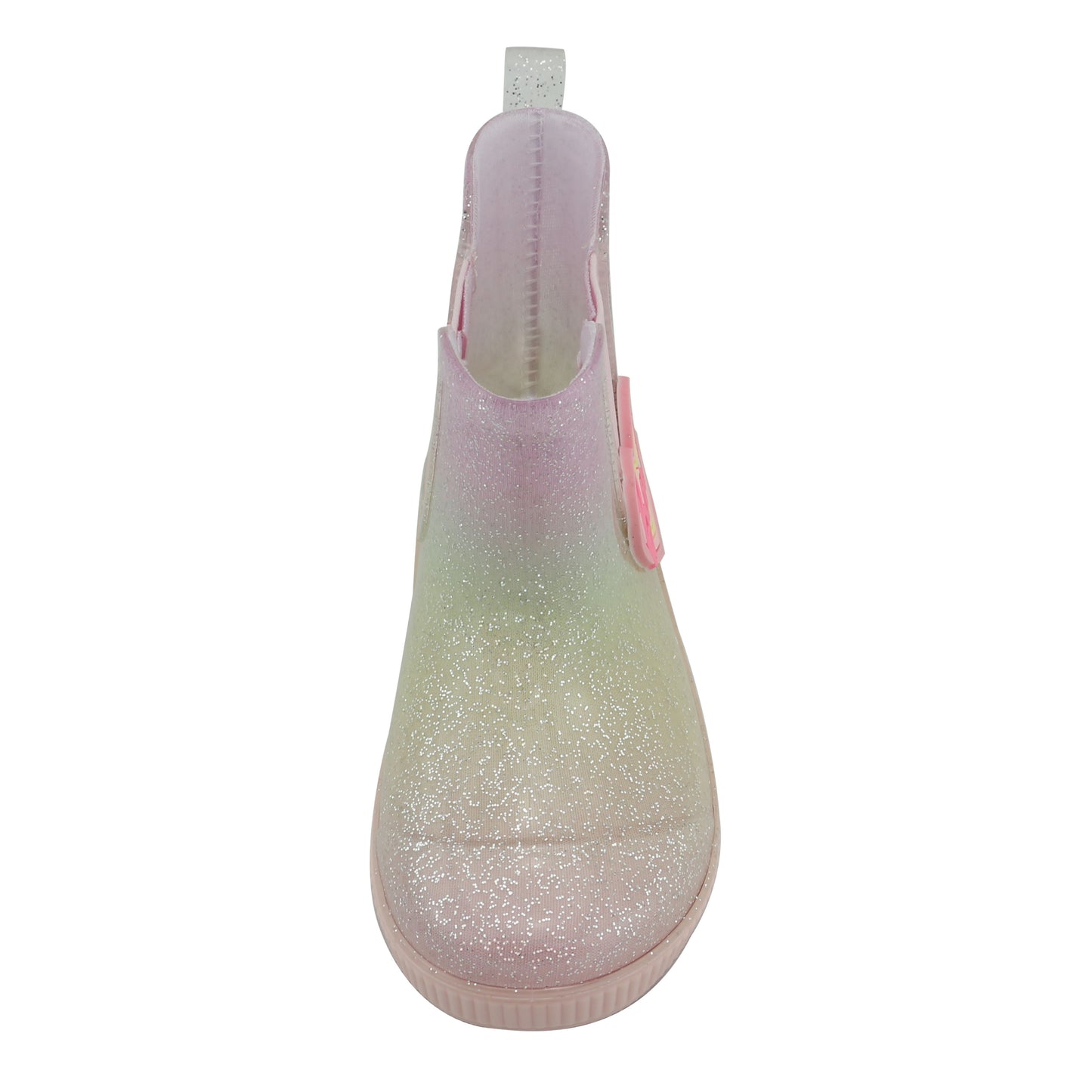 Barbie Toddler Chelsea Rain Boots - Pastel Rainbow Ombre Glitter