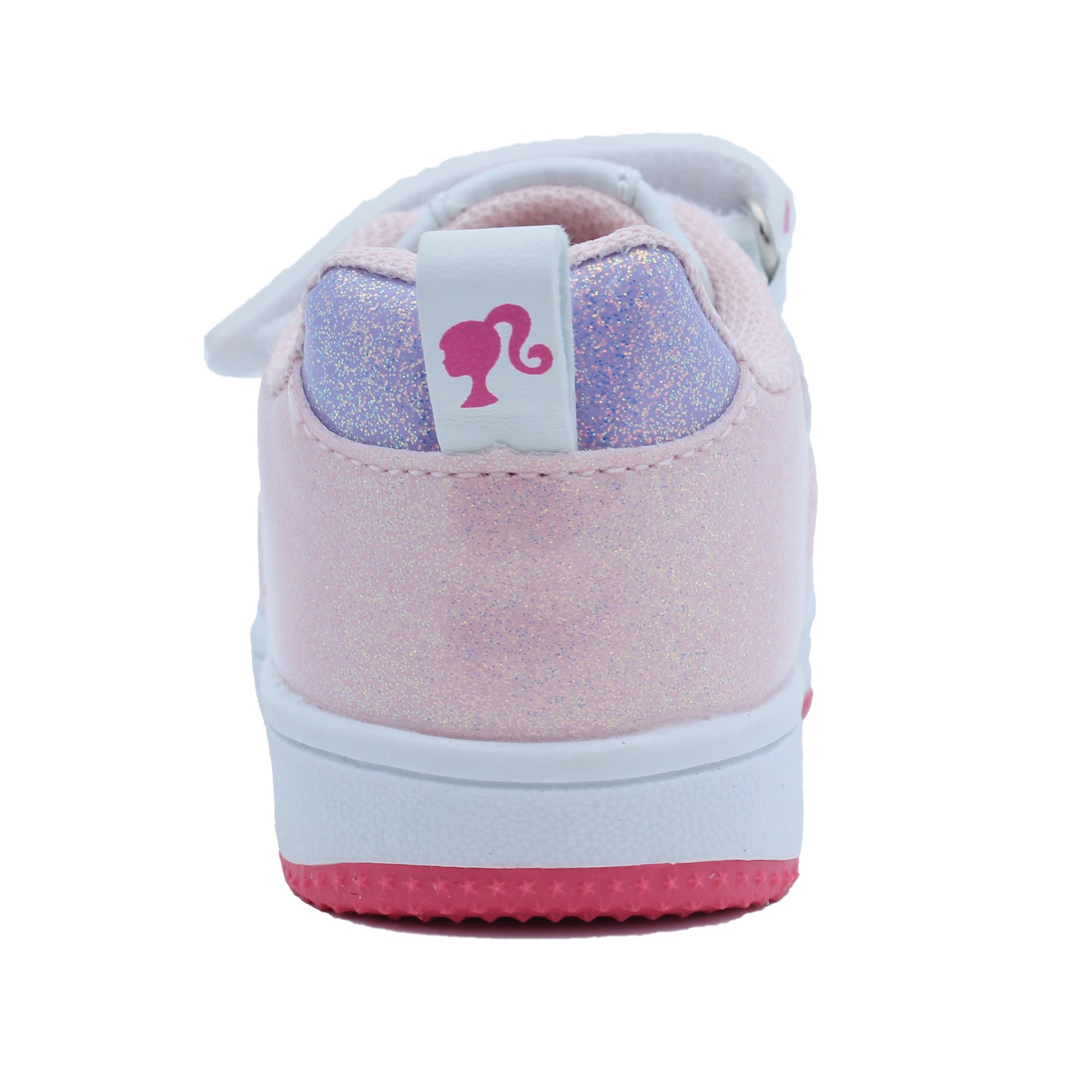 Barbie Toddler Girls' Glitter Sneakers - Pink & Lilac Forever Barbie