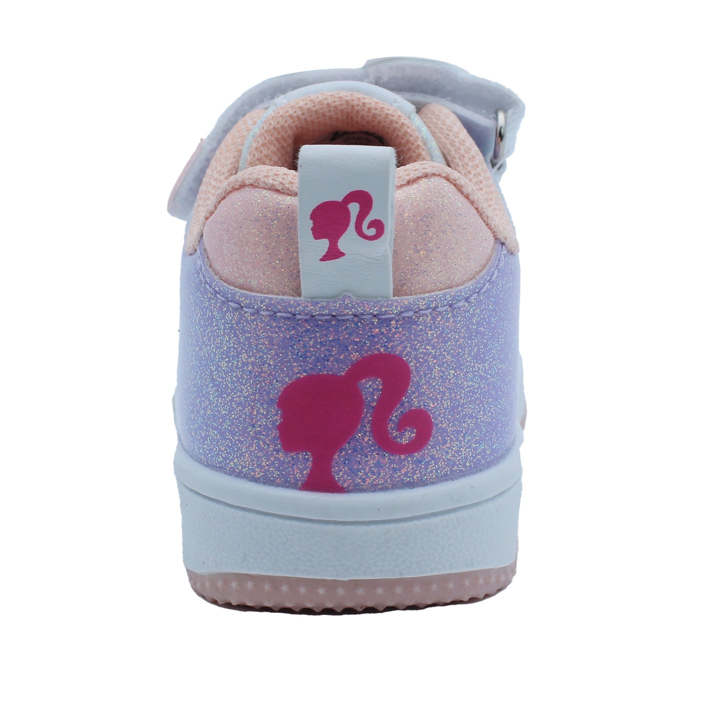 Barbie Toddler Girls' Glitter Sneakers - Pink & Lilac Barbie