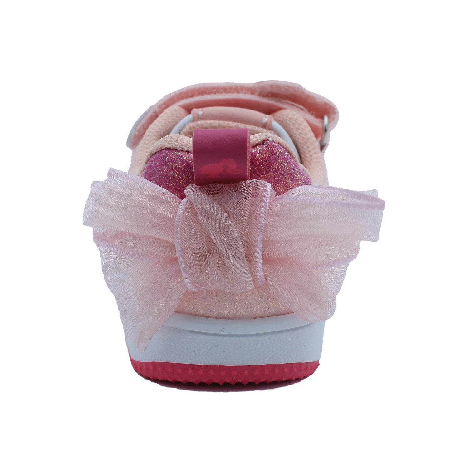 Barbie Toddler Girls' Glitter Sneakers - Pink Barbie with Bow