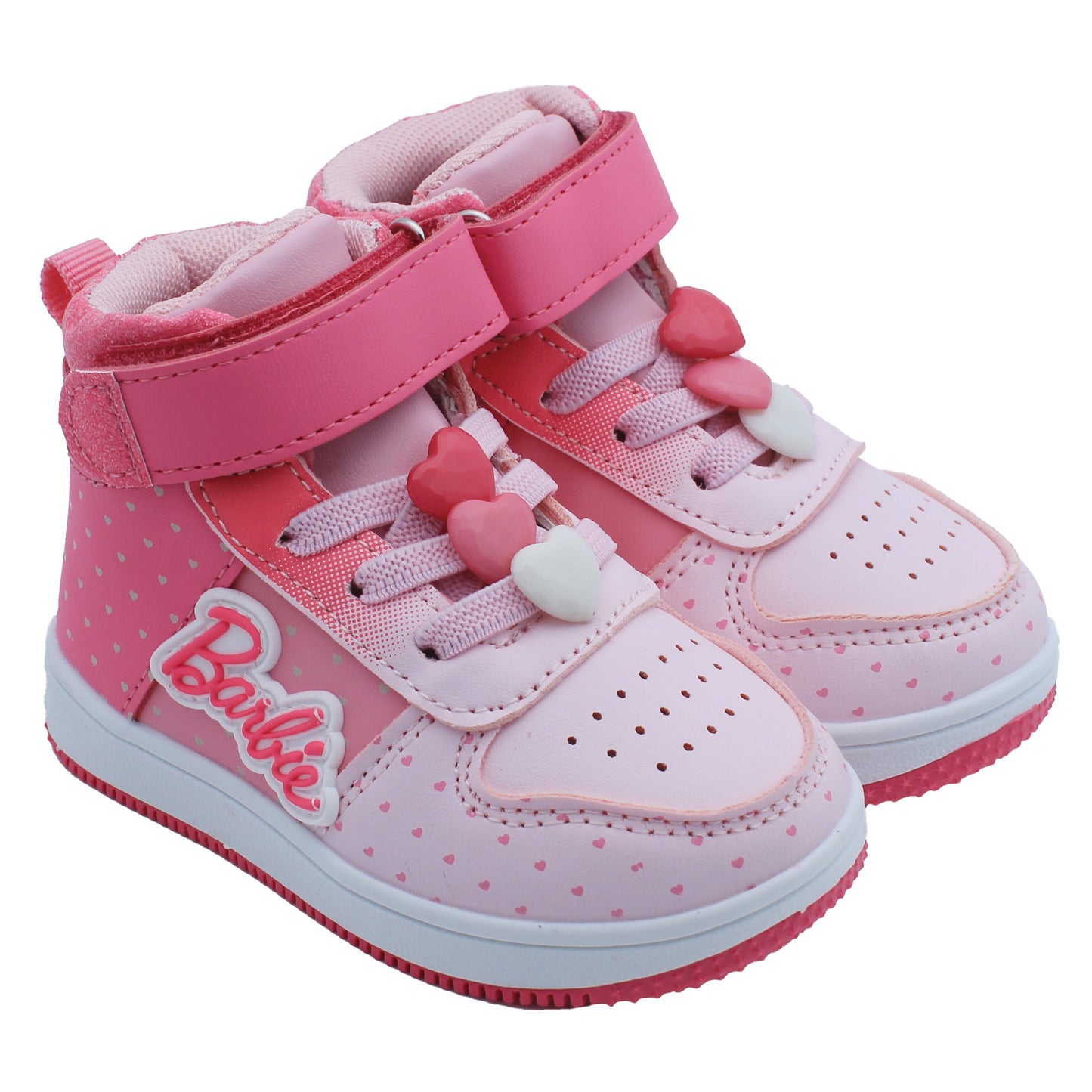 Barbie Toddler Girls' High-Top Sneakers - Multi-Pink