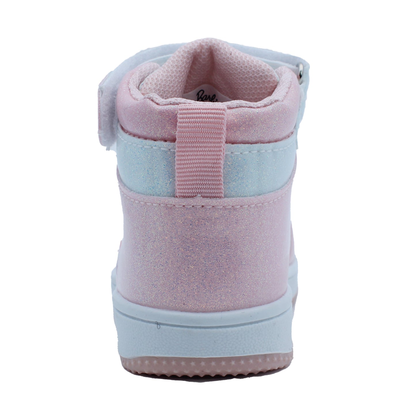 Barbie Toddler Girls' High-Top Sneakers - Light Pink Glitter Barbie