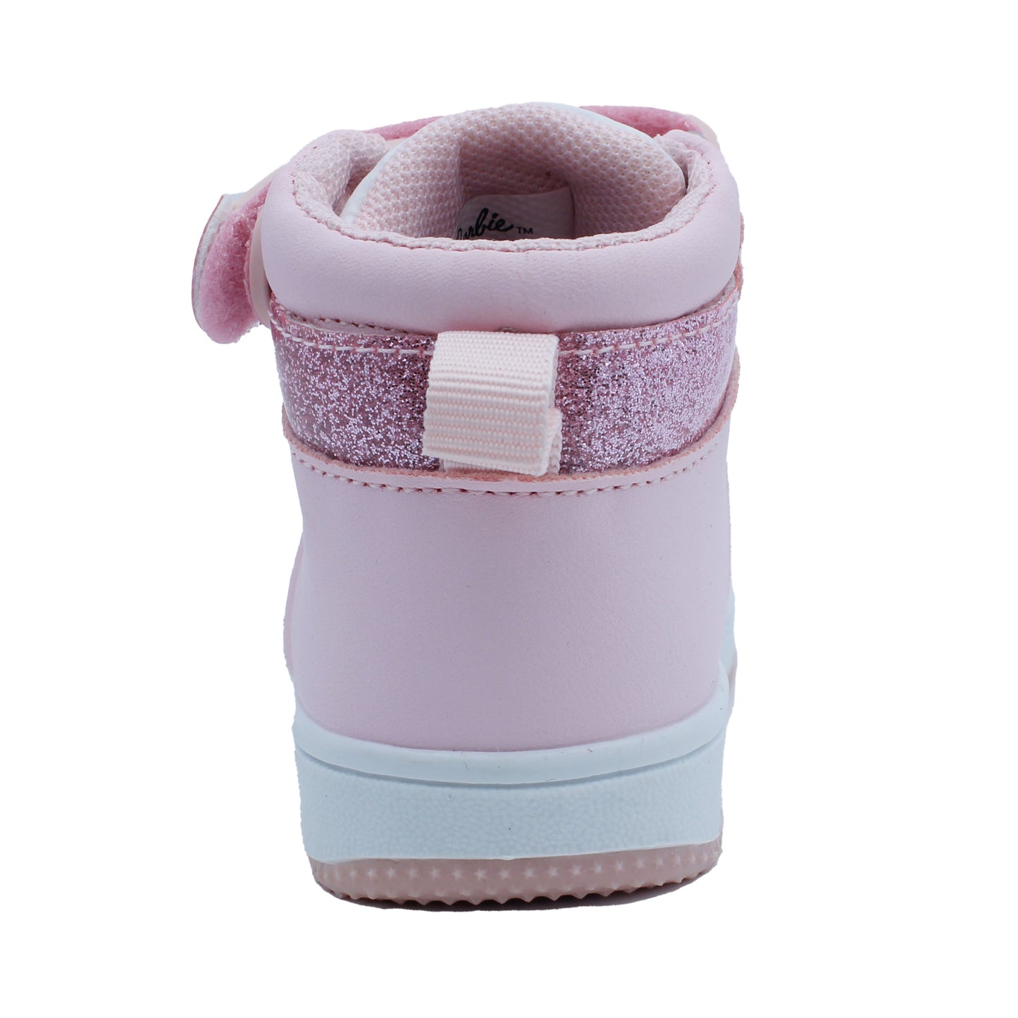 Barbie Toddler Girls' High-Top Sneakers - Pink Glitter Barbie