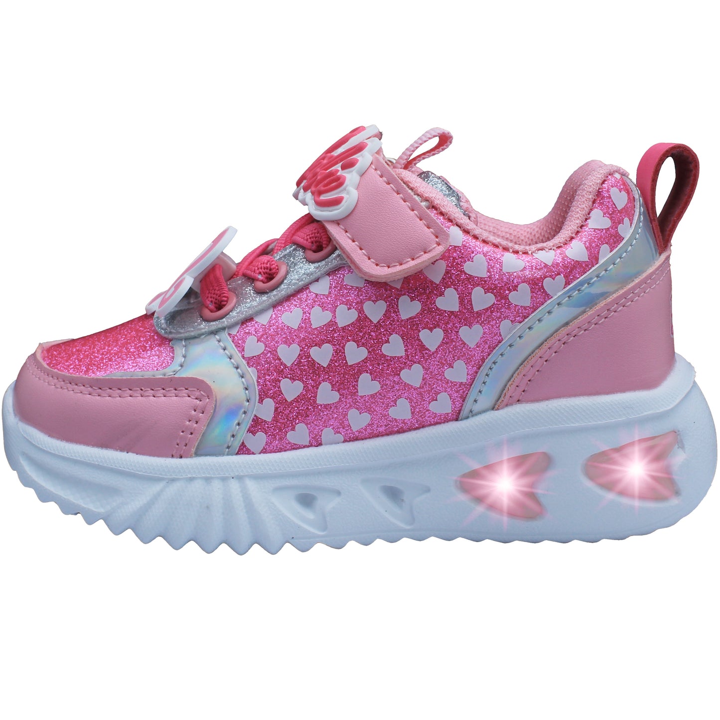 Barbie Toddler Girls' Light-Up Sneakers - Hot Pink