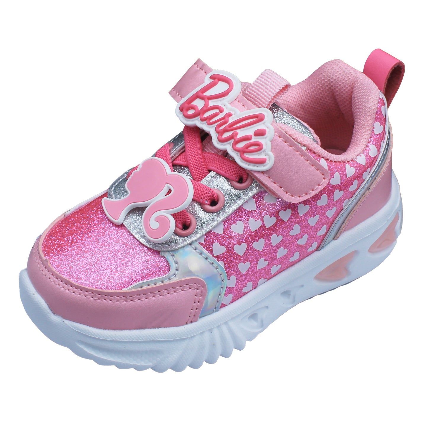 Barbie Toddler Girls' Light-Up Sneakers - Hot Pink