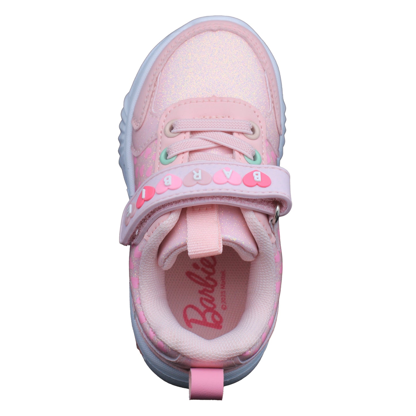 Barbie Toddler Girls' Light-Up Sneakers - Light Pink