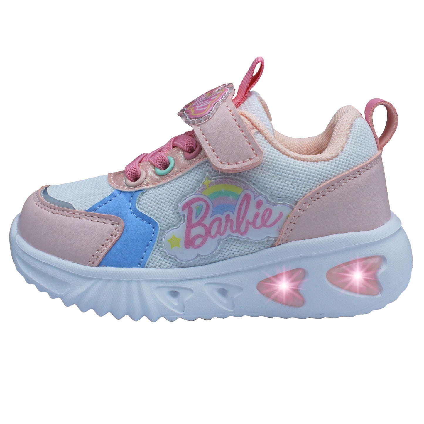 Barbie Toddler Girls' Light-Up Sneakers - Pastel Pink