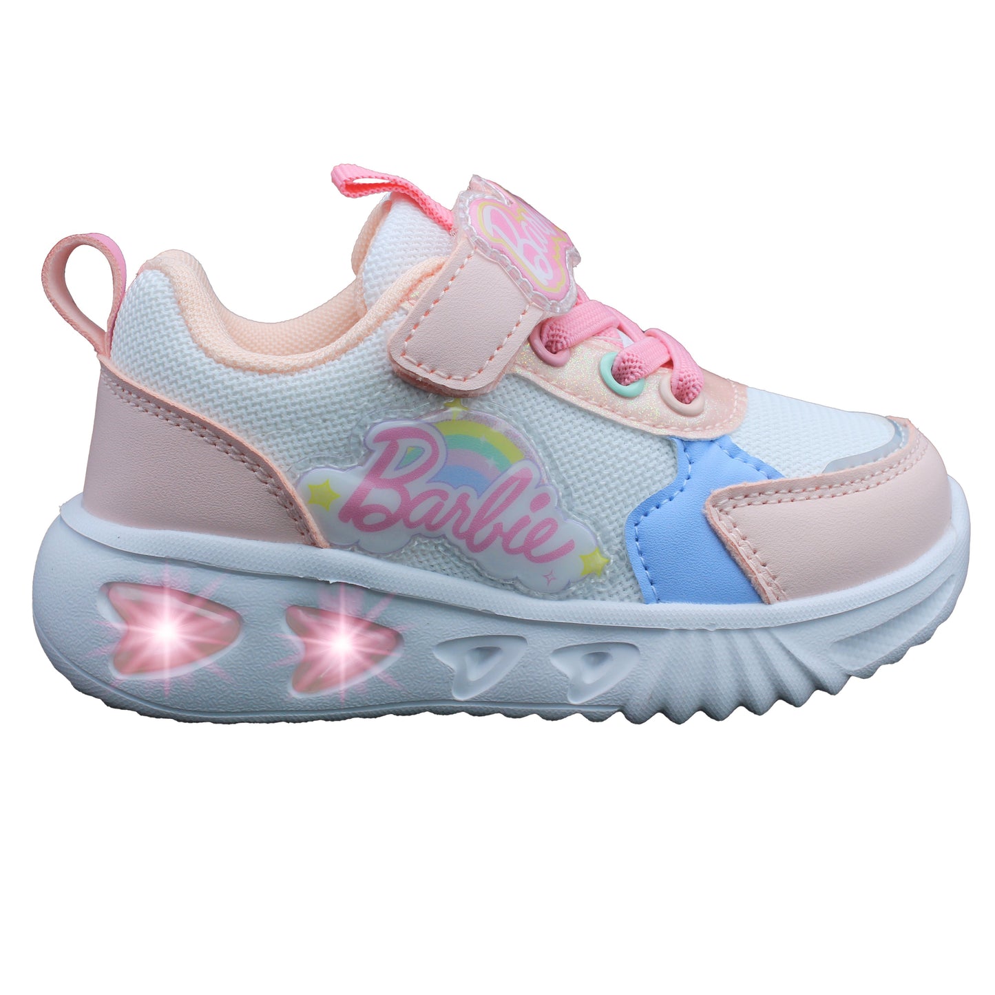 Barbie Toddler Girls' Light-Up Sneakers - Pastel Pink
