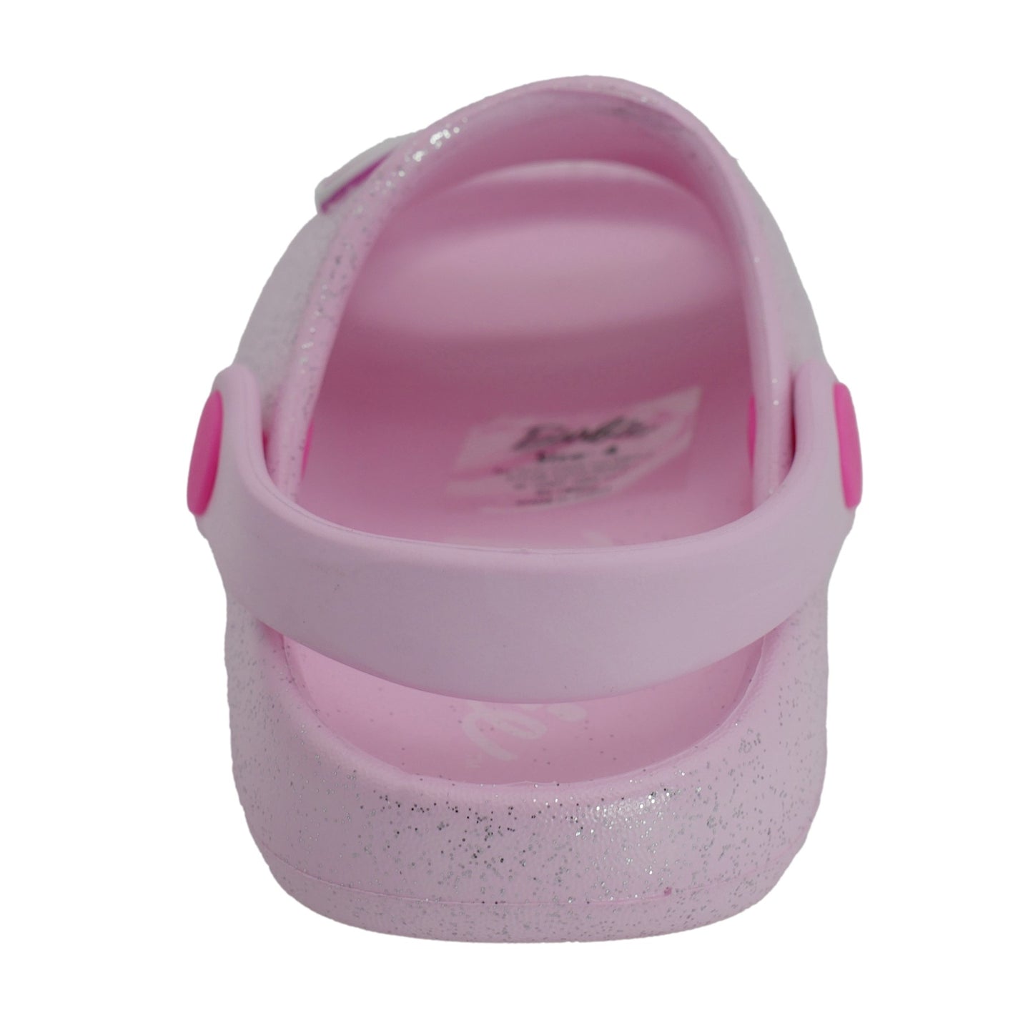 Barbie Toddler Girls' Cloud Slides - Barbie Light Pink Glitter