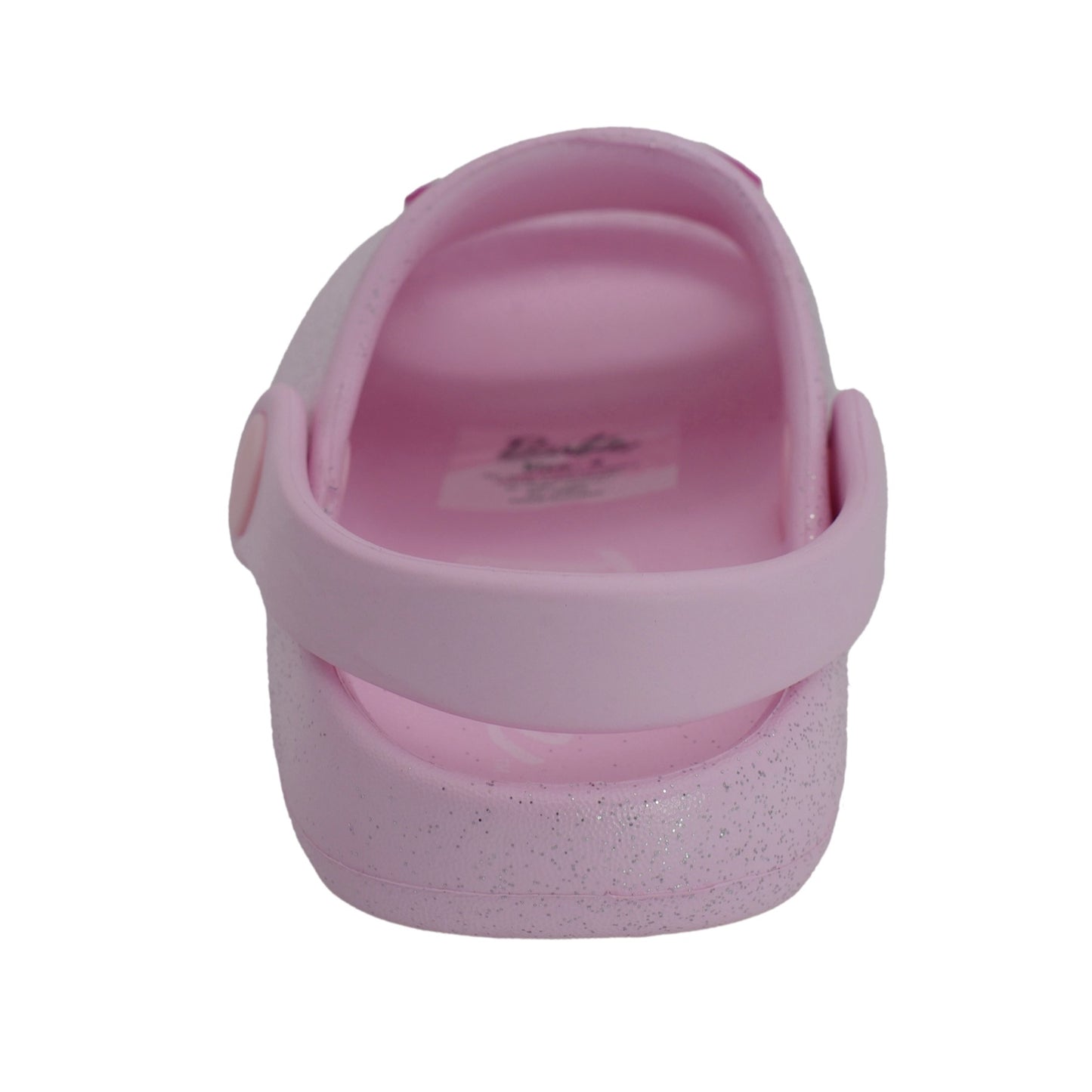 Barbie Toddler Girls' Cloud Slides - Light Pink Glitter