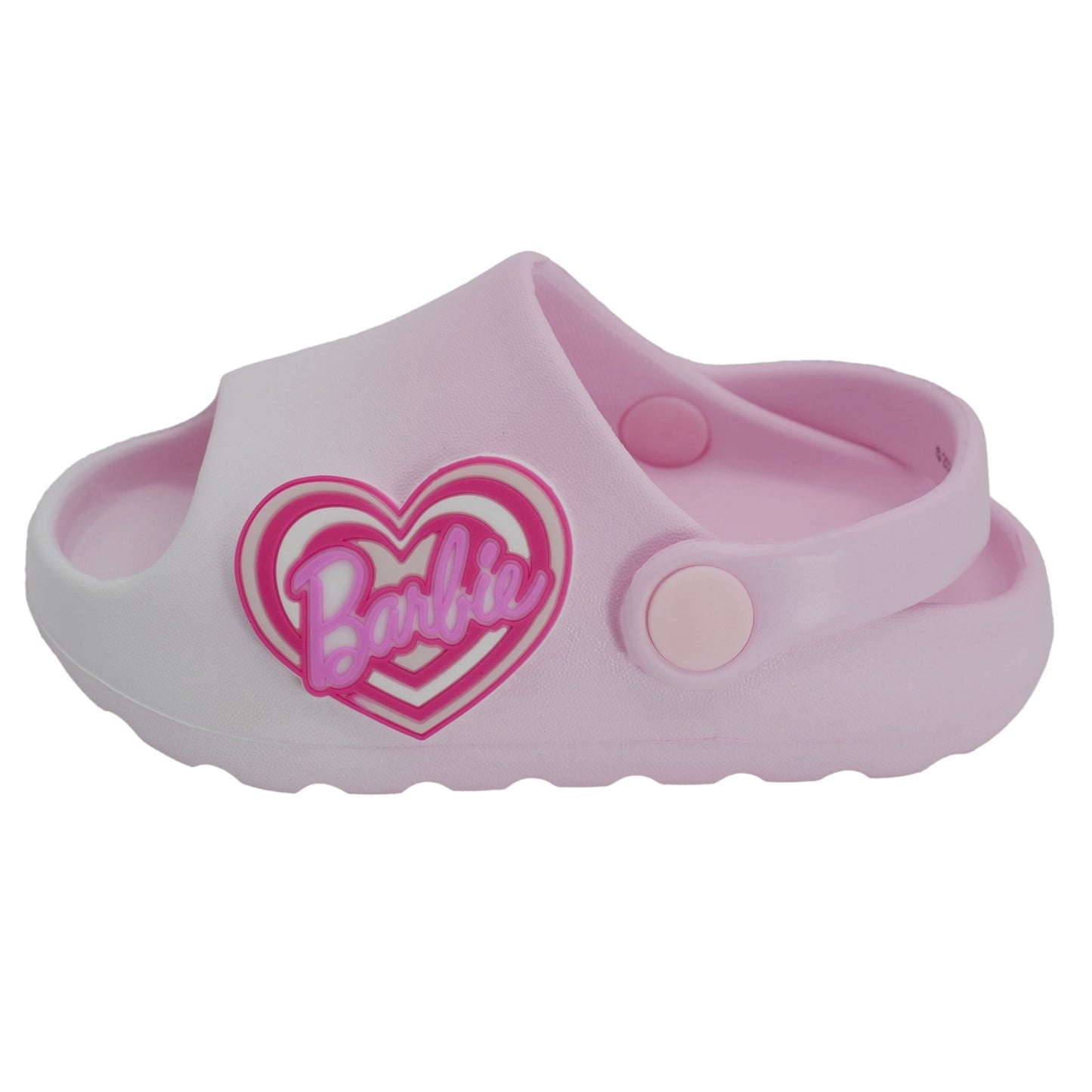 Barbie Toddler Girls' Cloud Slides - Light Pink Ombre