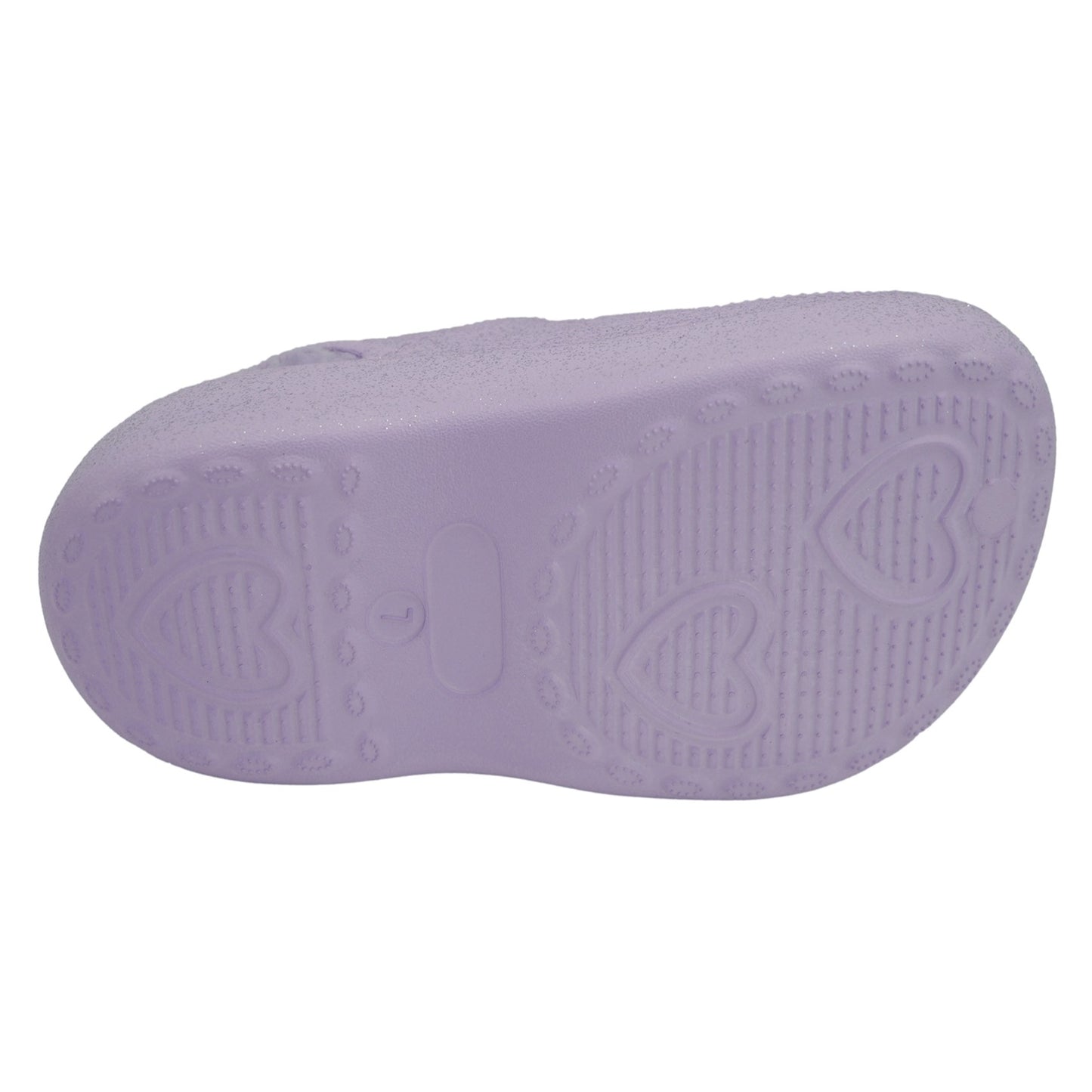 Barbie Toddler Girls' Faux Fur Lined Clogs with Adjustable Strap - Lilac