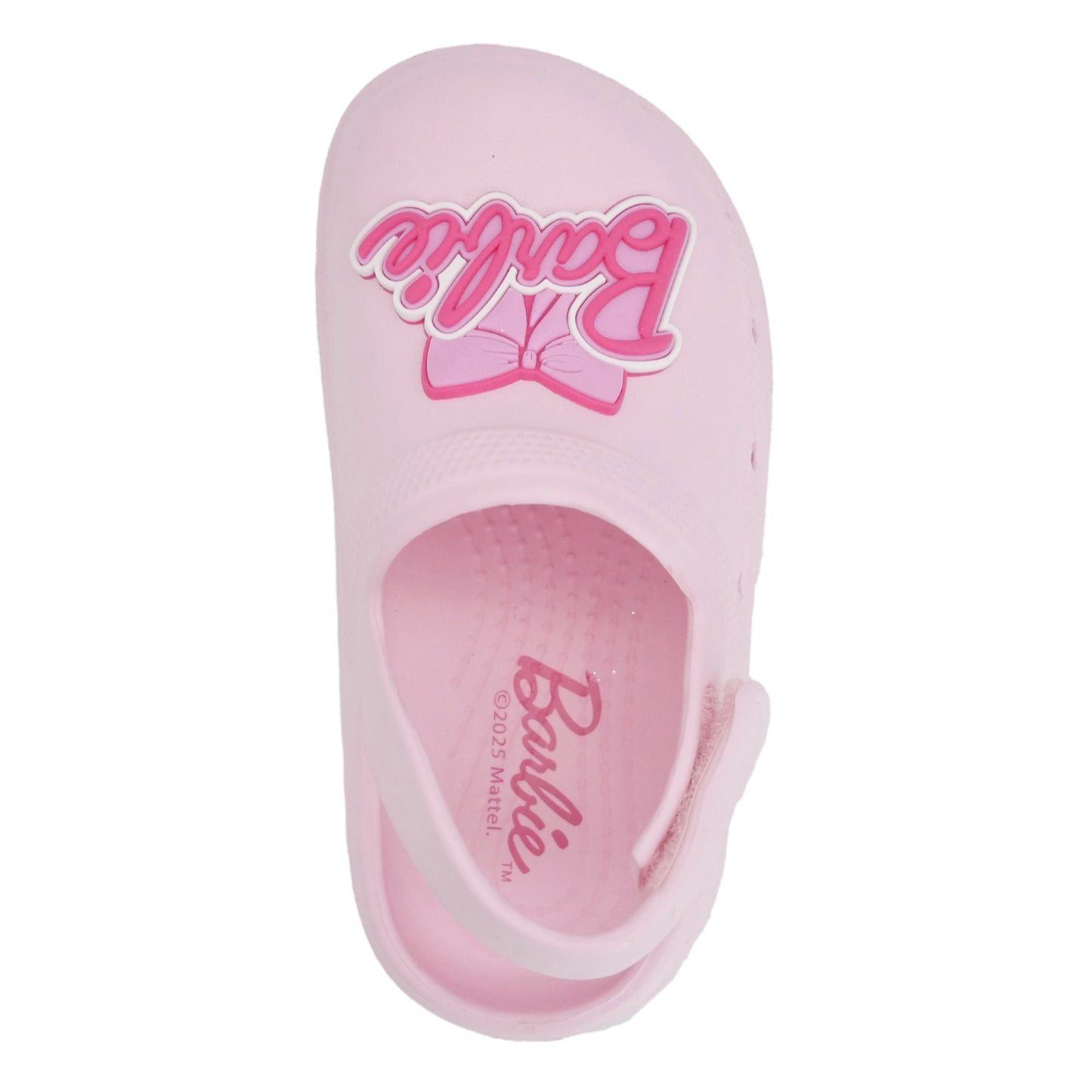 Barbie Toddler Girls' Clogs with Adjustable Strap - Medium Pink