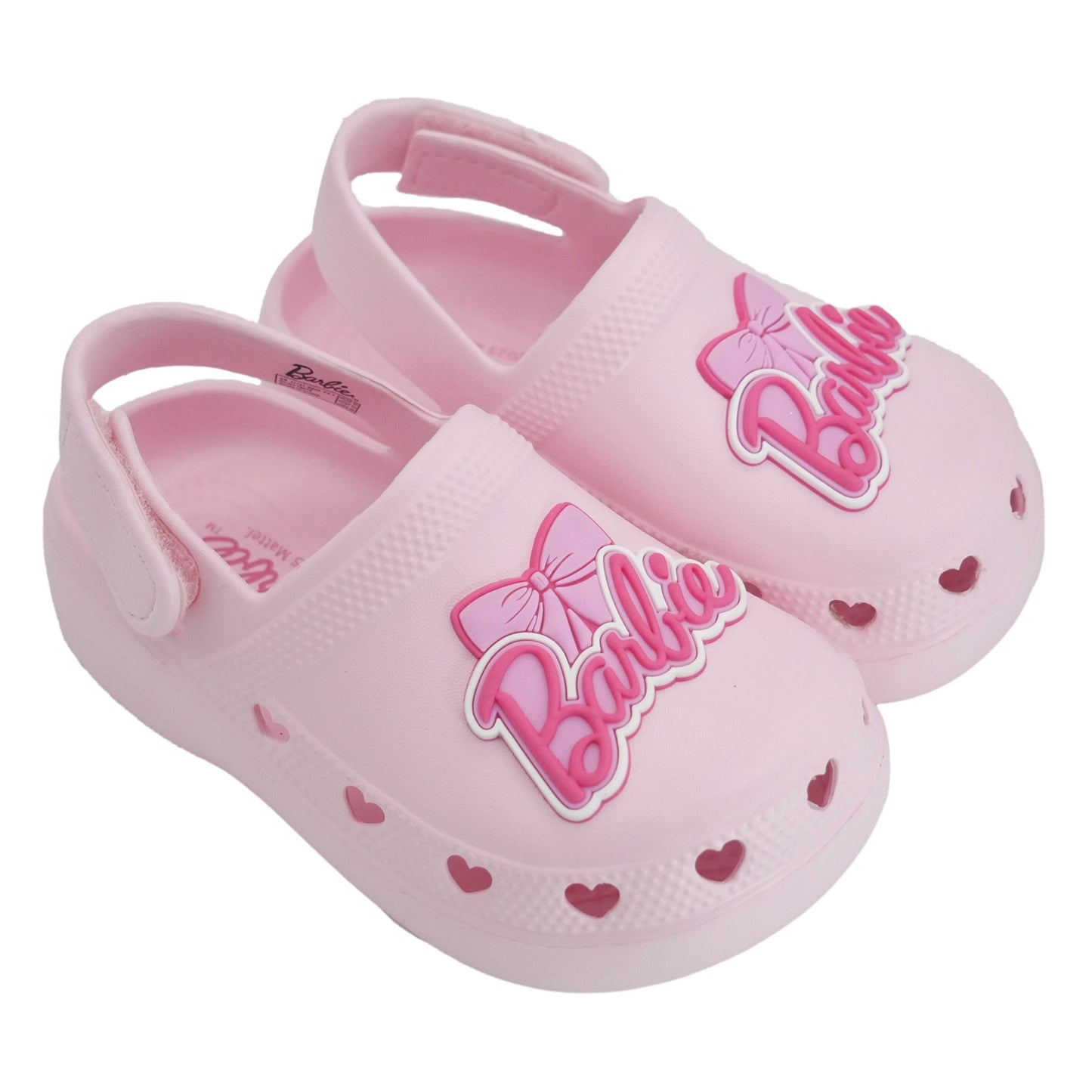 Barbie Toddler Girls' Clogs with Adjustable Strap - Medium Pink