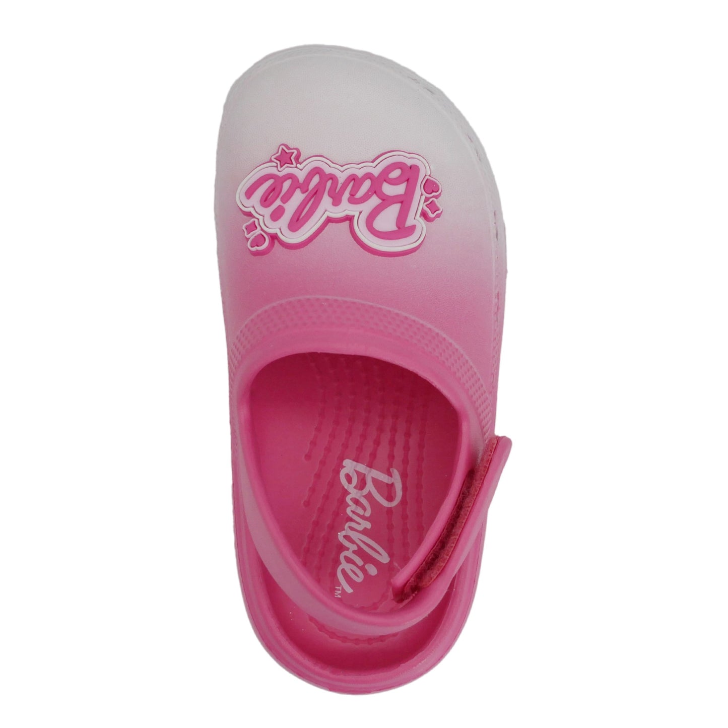Barbie Toddler Girls' Clogs with Adjustable Strap - Pink Ombre