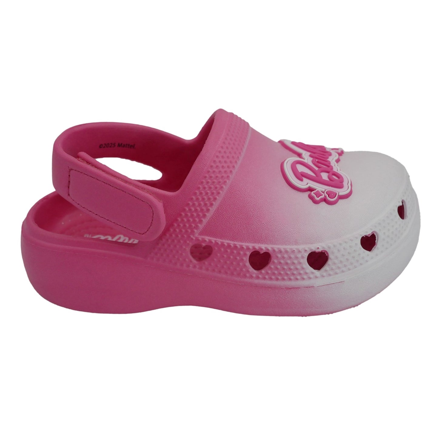 Barbie Toddler Girls' Clogs with Adjustable Strap - Pink Ombre