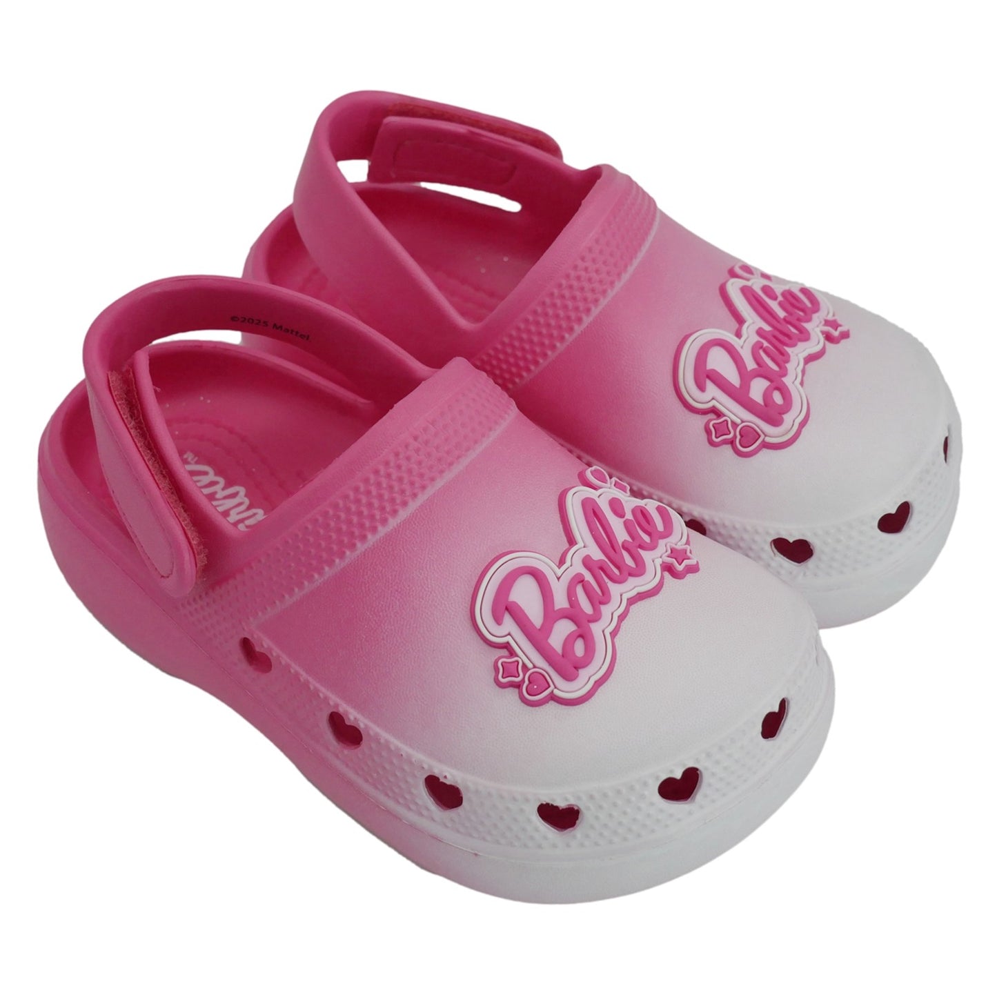 Barbie Toddler Girls' Clogs with Adjustable Strap - Pink Ombre