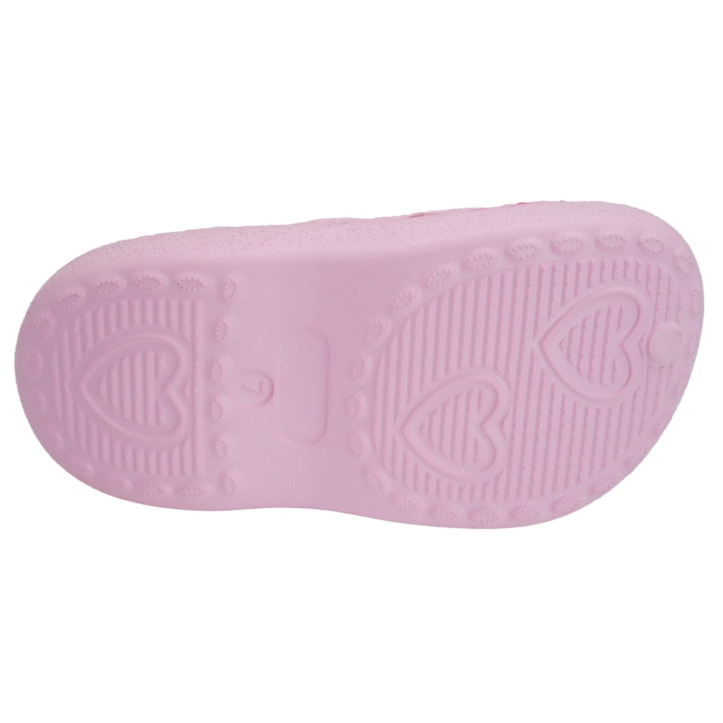 Barbie Toddler Girls' Clogs with Adjustable Strap - Medium Pink Glitter