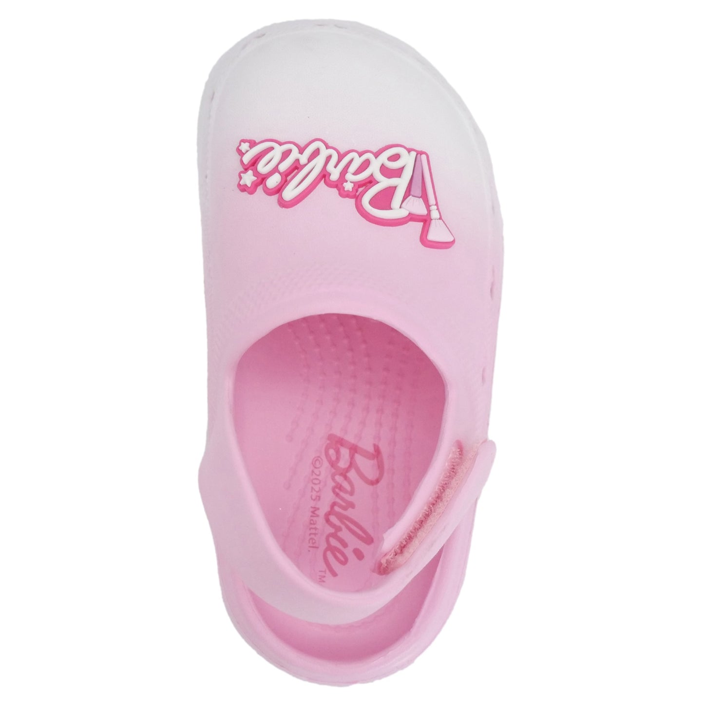 Barbie Toddler Girls' Clogs with Adjustable Strap - Medium Pink Ombre