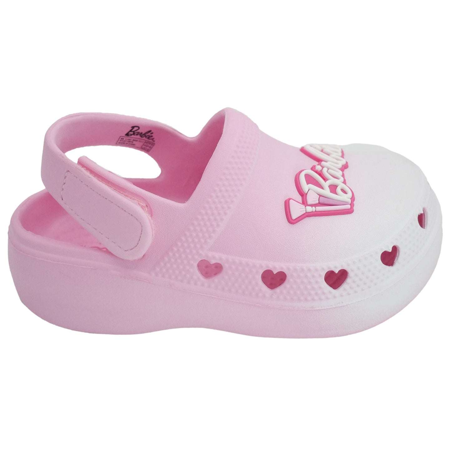 Barbie Toddler Girls' Clogs with Adjustable Strap - Medium Pink Ombre