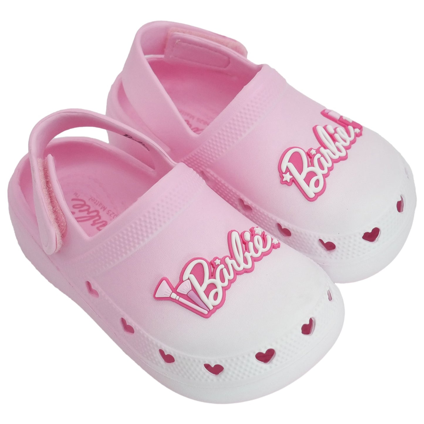 Barbie Toddler Girls' Clogs with Adjustable Strap - Medium Pink Ombre