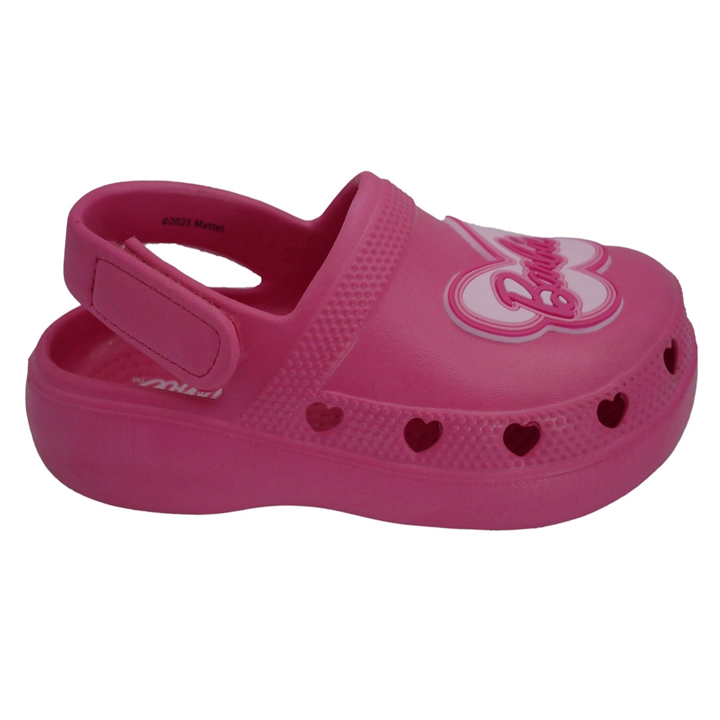 Barbie Toddler Girls' Clogs with Adjustable Strap - Hot Pink