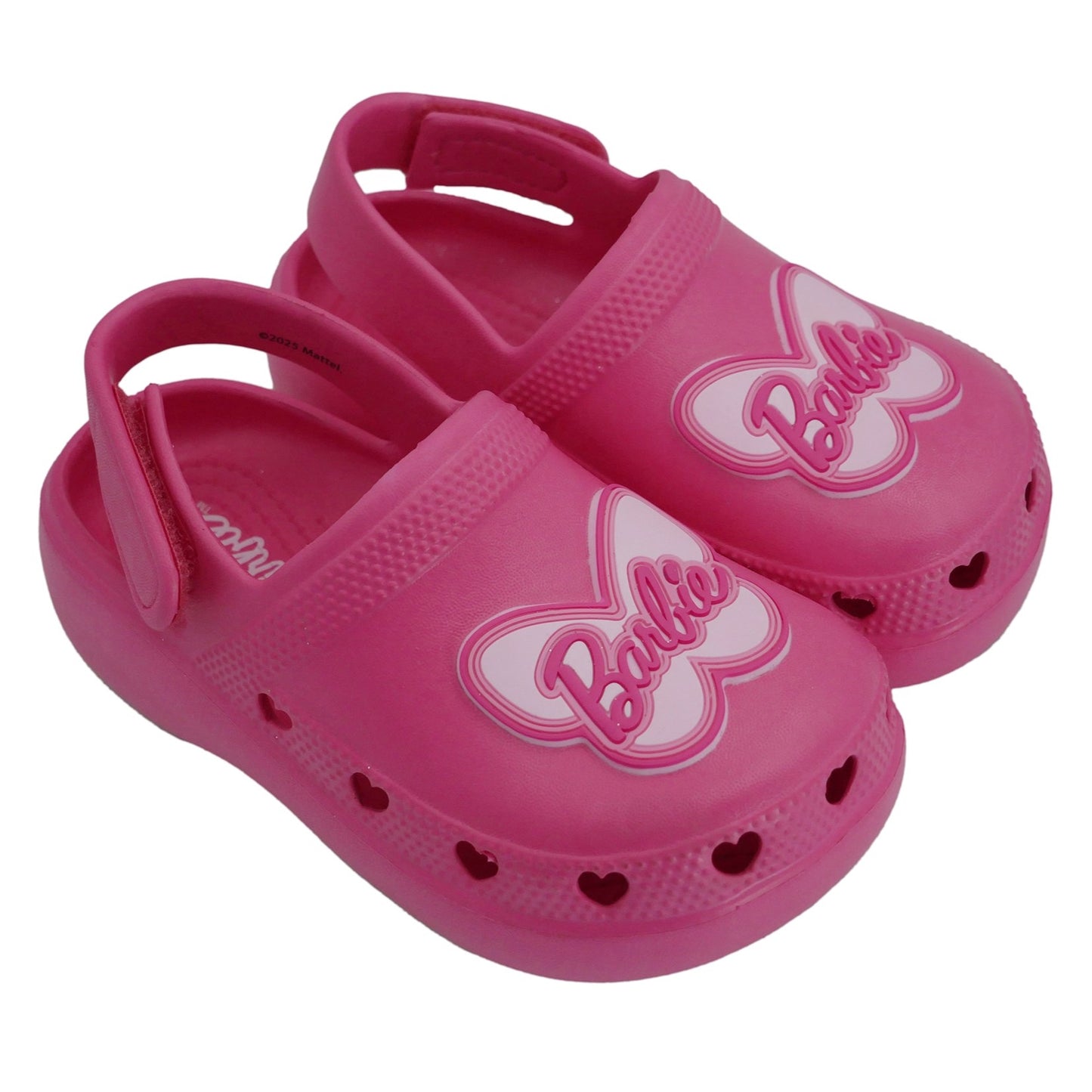 Barbie Toddler Girls' Clogs with Adjustable Strap - Hot Pink