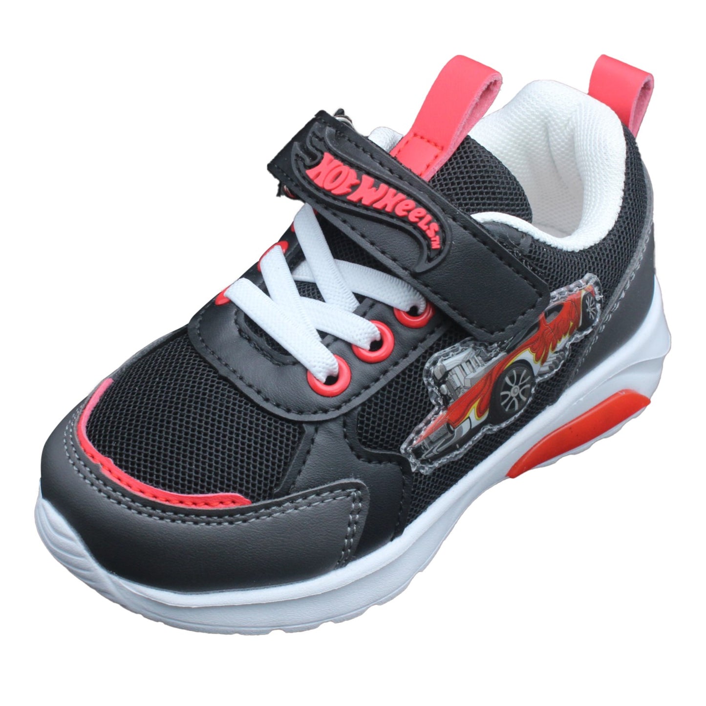 Hot Wheels Toddler Boys' Light-Up Sneakers - Black
