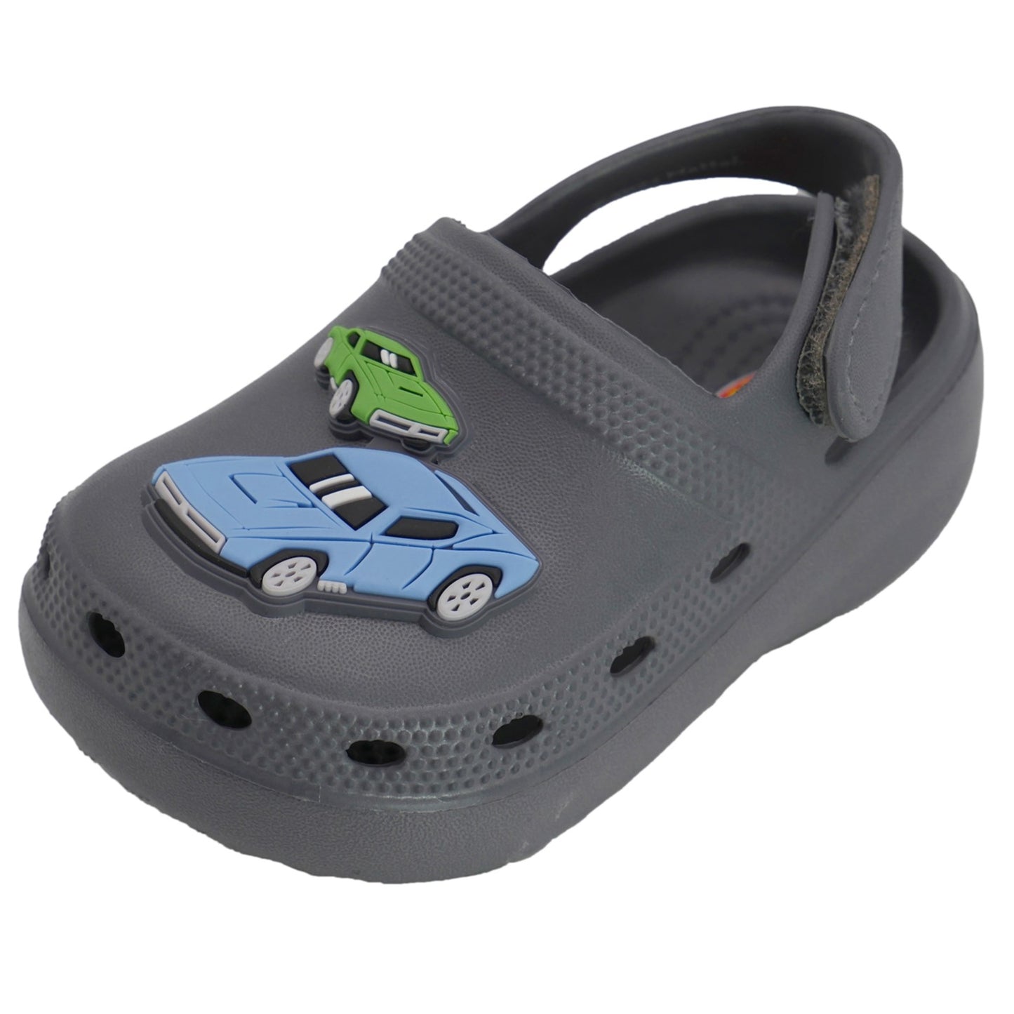 Hot Wheels Toddler Boys' Clogs with Adjustable Strap - Gray