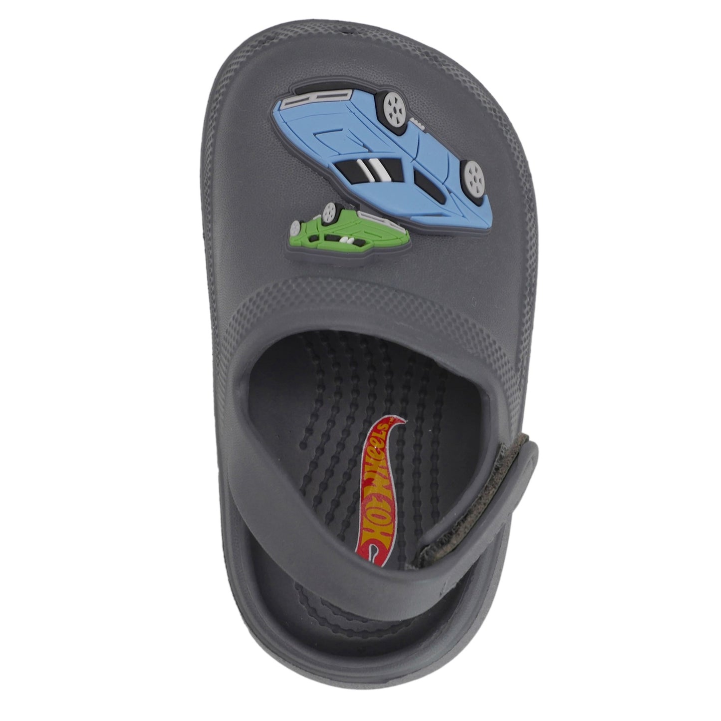 Hot Wheels Toddler Boys' Clogs with Adjustable Strap - Gray