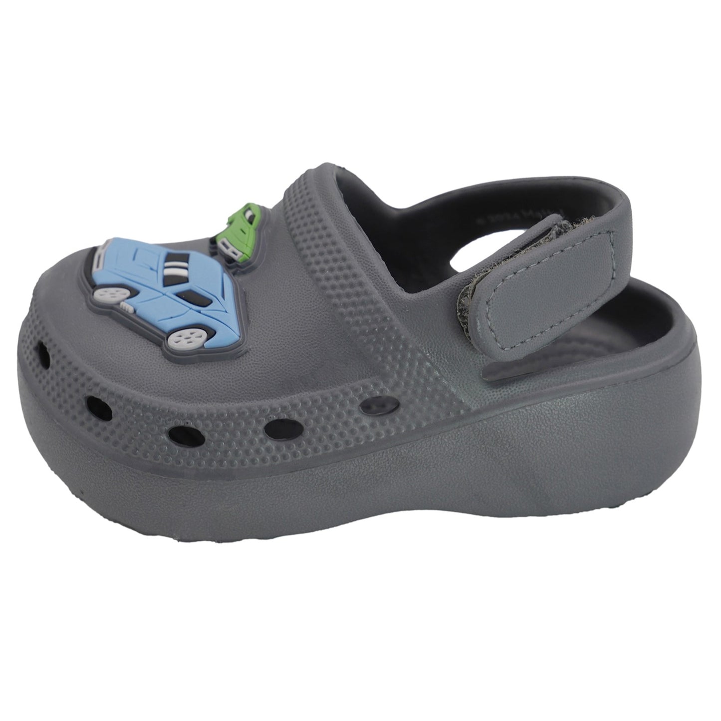 Hot Wheels Toddler Boys' Clogs with Adjustable Strap - Gray