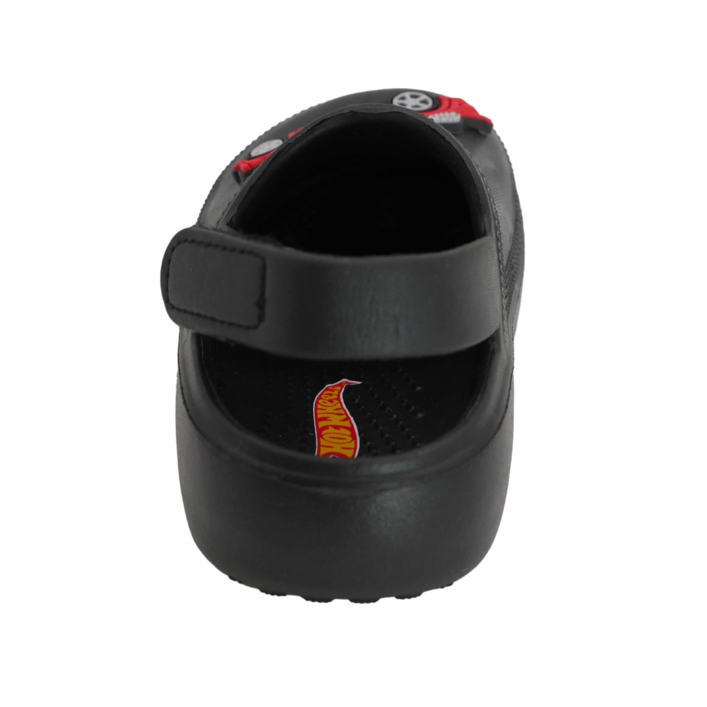 Hot Wheels Toddler Boys' Clogs with Adjustable Strap - Black