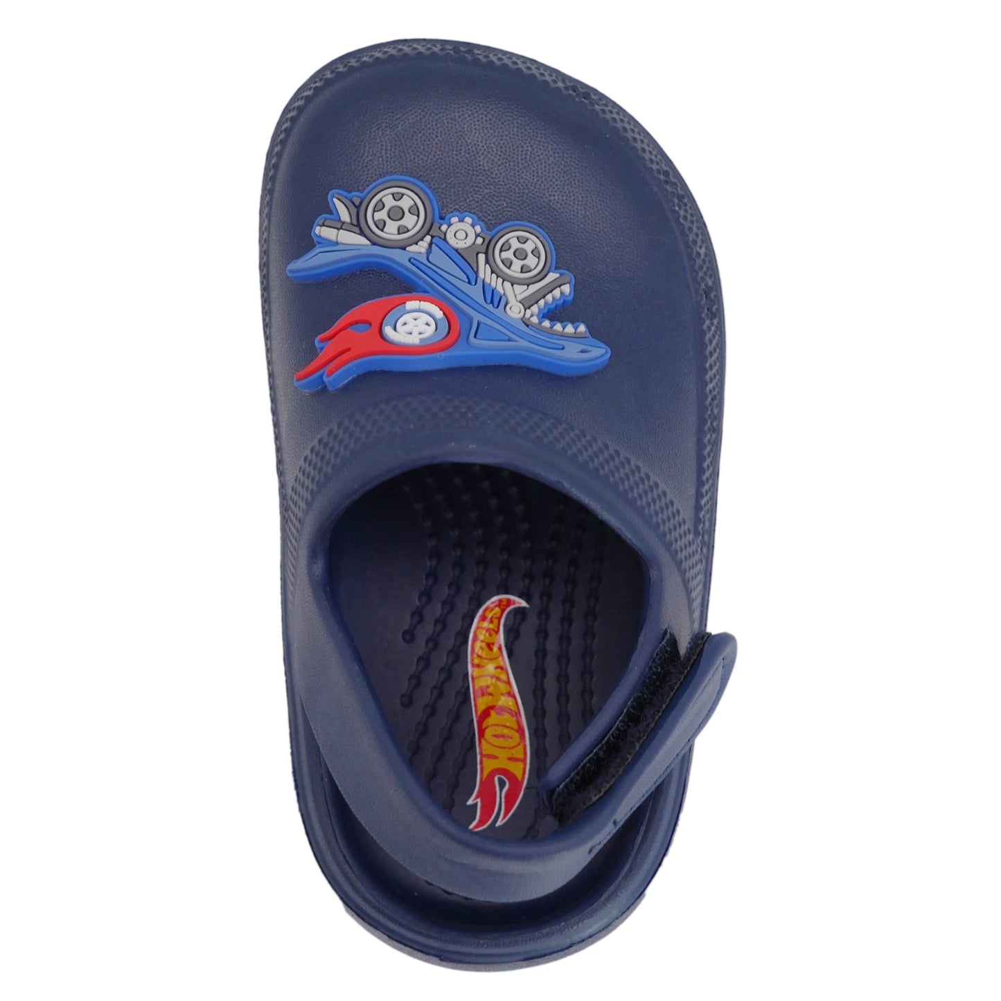 Hot Wheels Toddler Boys' Clogs with Adjustable Strap - Navy