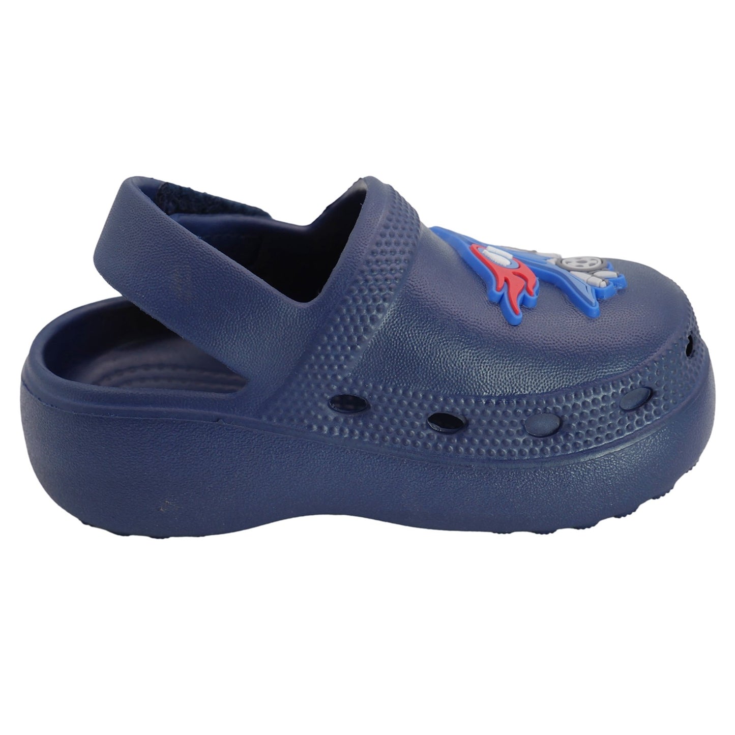 Hot Wheels Toddler Boys' Clogs with Adjustable Strap - Navy