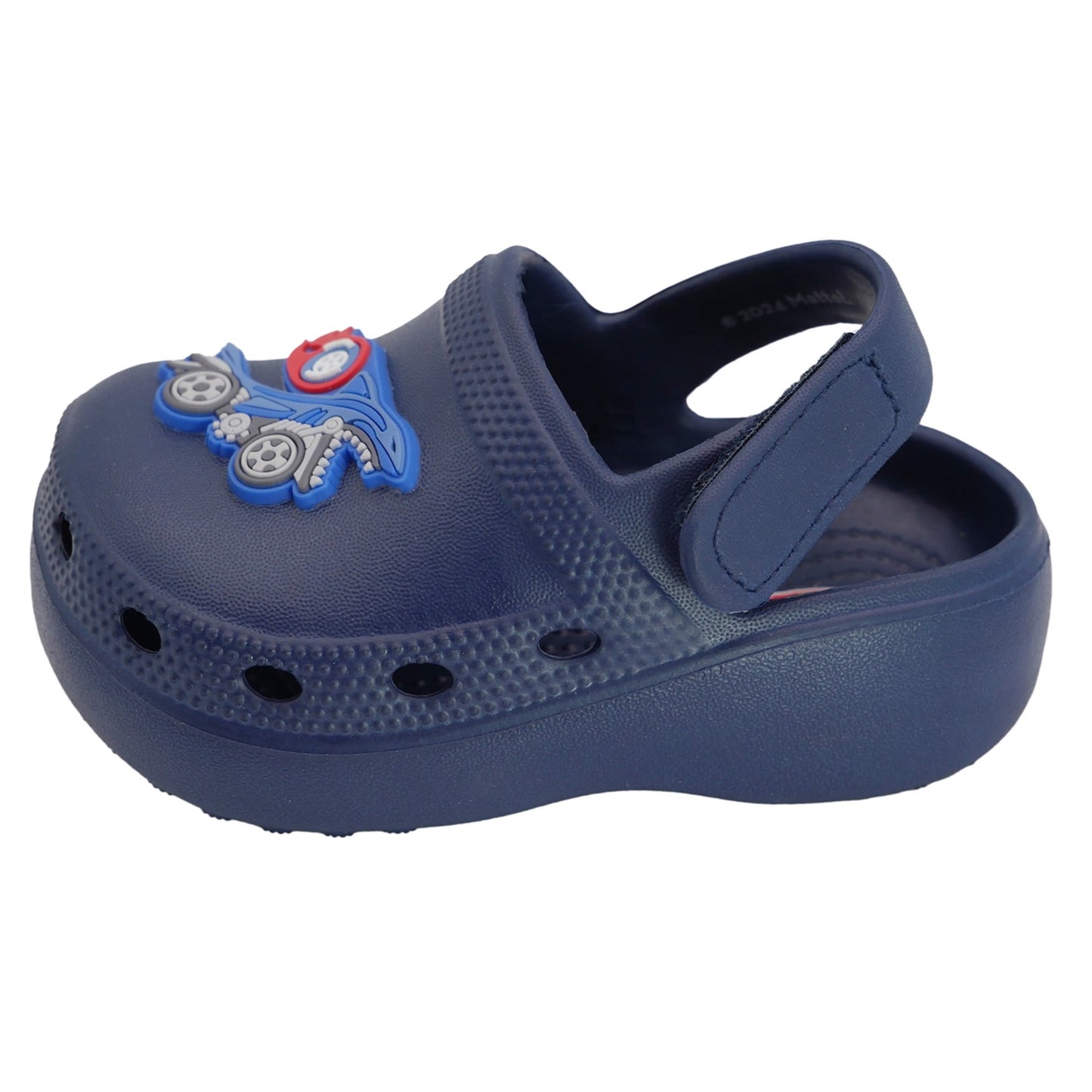 Hot Wheels Toddler Boys' Clogs with Adjustable Strap - Navy