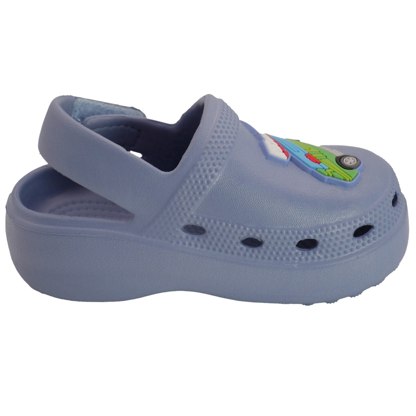 Hot Wheels Toddler Boys' Clogs with Adjustable Strap - Dusty Blue