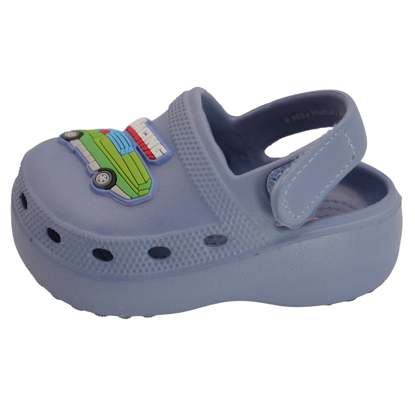 Hot Wheels Toddler Boys' Clogs with Adjustable Strap - Dusty Blue