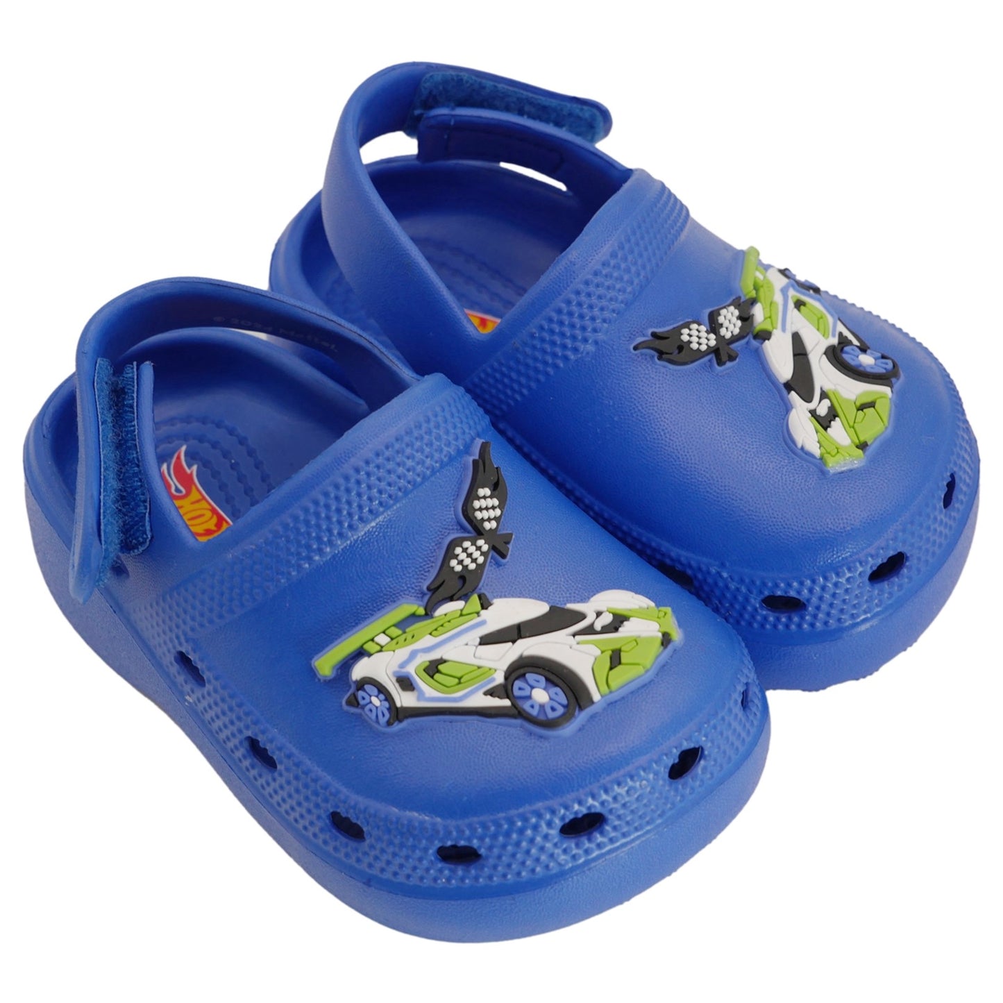 Hot Wheels Toddler Boys' Clogs with Adjustable Strap - Royal Blue