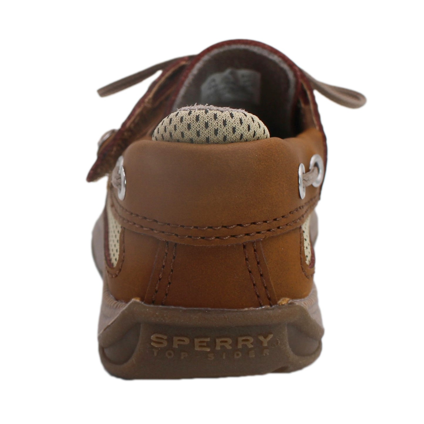 Sperry Toddler Lanyard Boat Shoe with Memory Foam Insole - Chestnut Leather
