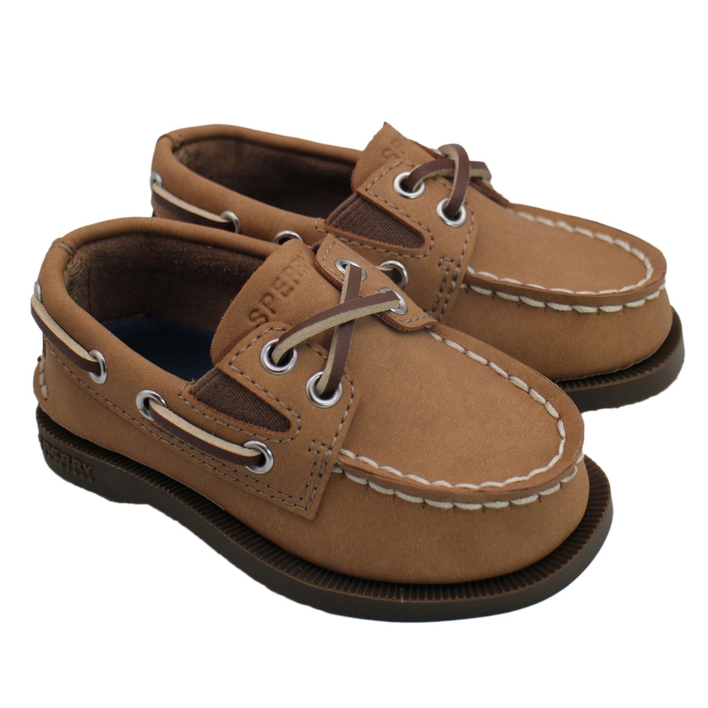 Sperry Toddler Authentic Original Boat Shoe - Chestnut Leather