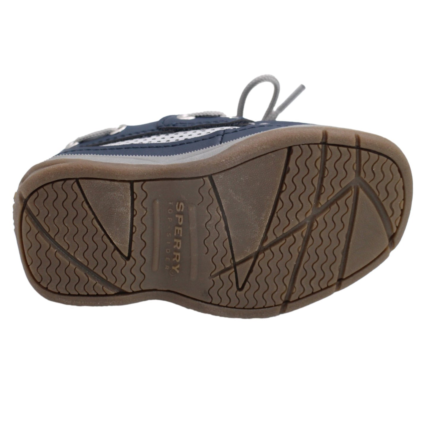 Sperry Toddler Lanyard Boat Shoe with Memory Foam Insole - Navy Leather