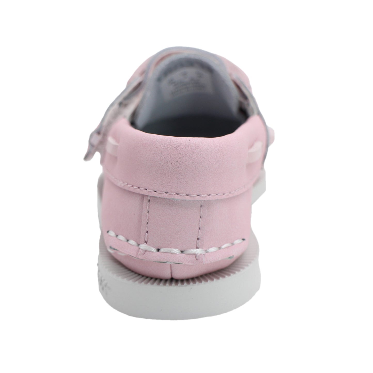 Sperry Toddler Authentic Original Boat Shoe - Blush Leather with Hook & Loop Closure