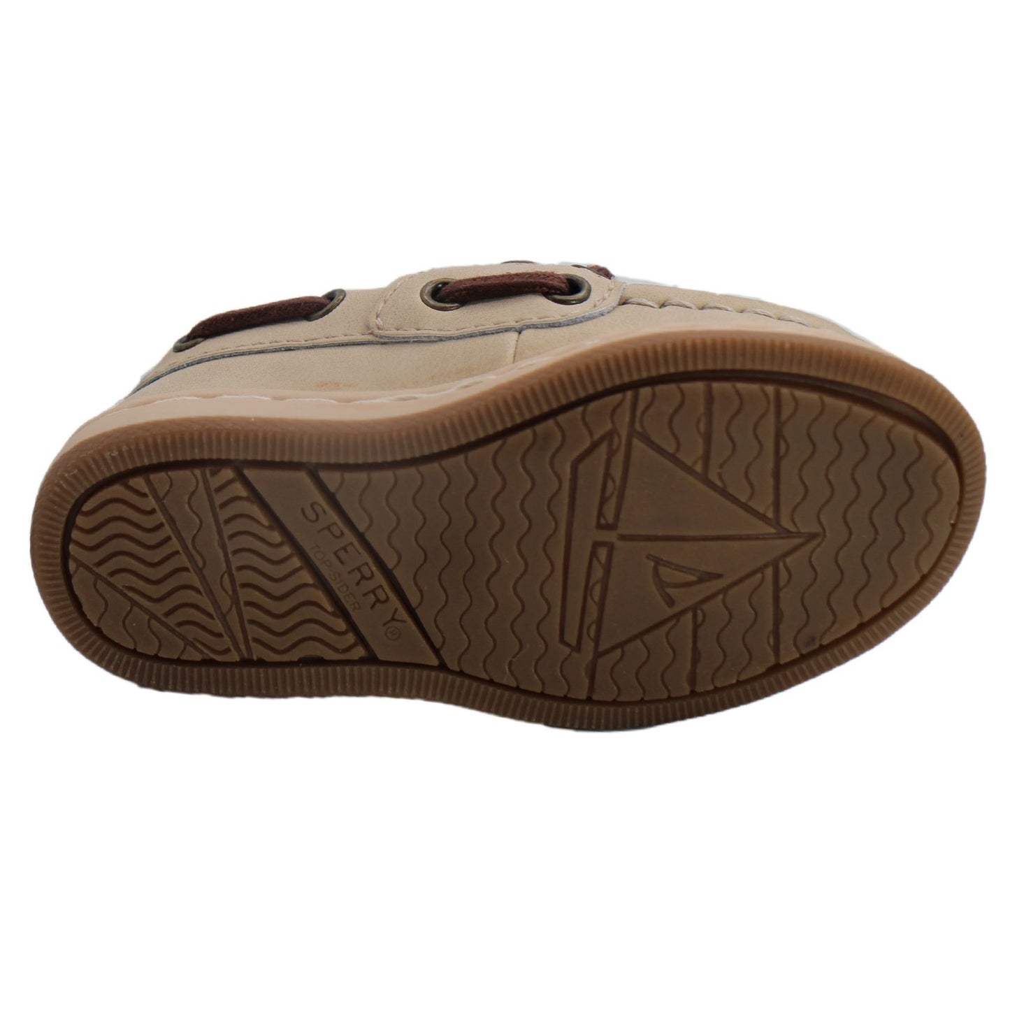 Sperry Toddler Cup II Boat Shoe with Memory Foam Insole - Tan Leather