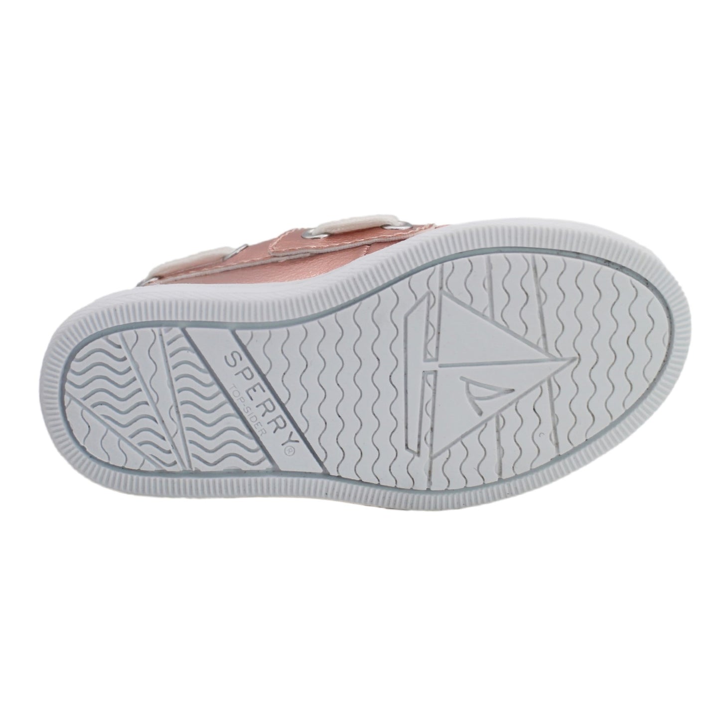Sperry Toddler Cup II Boat Shoe with Memory Foam Insole - Rose Gold Shine PU
