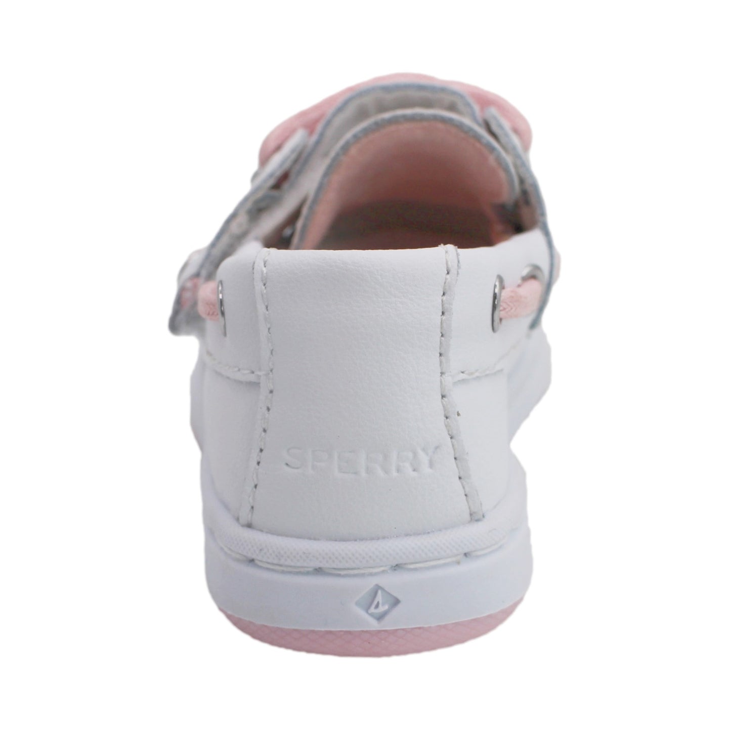 Sperry Toddler Cup II Boat Shoe with Memory Foam Insole - White Leather